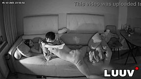 Luuv experiences first pussy licking on homemade webcam with girlfriend