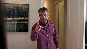 Teen drops school and heads home for rough bareback fucking with old daddy in missionary.