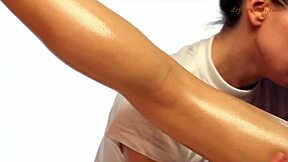 Oh, that beautiful sensual virgin massage for Vera feels amazing