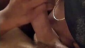 this black girl from tinder meets up casually. she sucks on a white cock in a homemade blowjob preview