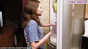 My angry roommate turned wild after spotting my cock in the kitchen. We had intense pov orgasm sex in the dorm.