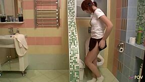 i love how these cute lesbian teens 18+ satisfy our needs in the bath using favorite sex toys together