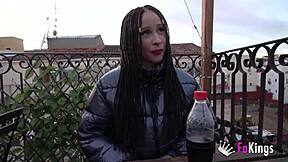 Oh my god, young Monica Neni teaches her 19-year-old friend wild sex moves on Fakings!