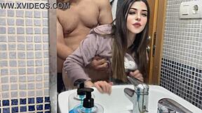 hey, it's so delicious how they fuck me bent over in the bathroom