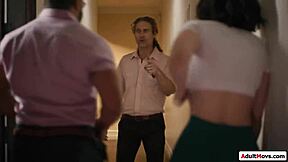 Who Knew This Petite Slut Would Beg For Anal And Double Penetration Gangbang At The Party?