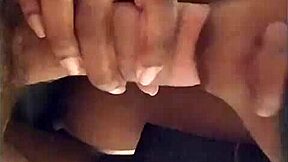this black girl from tinder meets up casually. she sucks on a white cock in a homemade blowjob preview