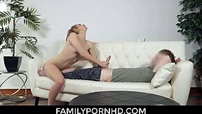 Horny stepsis and stepbro keep pounding each other with big cock blowjob and rough doggystyle fucking in hardcore POV action