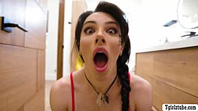 oh god i feel so aroused watching these 3 sexy shemales bareback fuck each others ass deeply