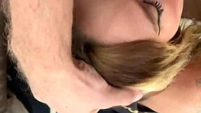 Big booty Latina blonde delivers deepthroat and rimjob in amateur casting before POV cowgirl riding session