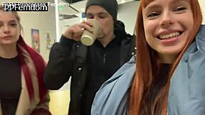 Oh My God Public Humiliation And Spitting From Petite Teen Princesses In Femdom Domination! Watch Slave Swallow Saliva In Outdoor Ffm Action!