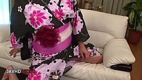 Marika's shaved pussy gets so wet from vibrator teasing while she's bound in tight ropes.