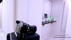 hey sexy asian blonde why not swallow my cum load at this couch modeling audition interview with pov massage?