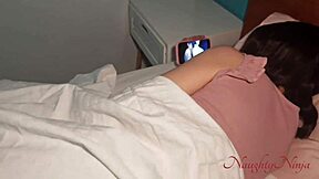 i gotta share the bed with my step-sister every time granny visits... it's so awkward, but things get heated quick.