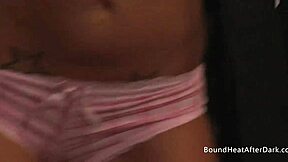 hey, watch me lick this milf's pussy in bondage until she cums or gets punished as my slave 😈🔗