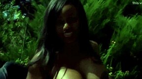 Ebony Beauty Girl Shows Off Big Natural Tits In Pretty And Sexy Display 😍🍒