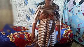 Big ass college ex girlfriend gets doggy style sex from boyfriend in sexy dress with big tits bouncing