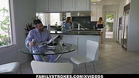 Hot Stepdaughters Hannah Grace Madi Collins Lick In Car 3some With Daddy