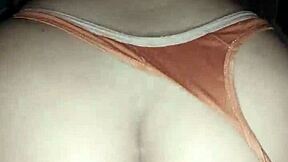 stepsister mistakes hole for accidental anal sex with big cock pov, cumming on her ass in homemade lingerie romp