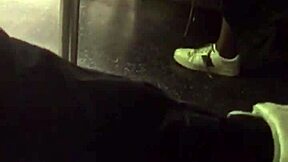 Big Ass Girl on Train Feels Intense Groping in College Voyeur Scene