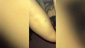 Hey, my brother's hot mexican girlfriend with big tits and hairy pussy gives in for first time pov fucking on camera uncensored