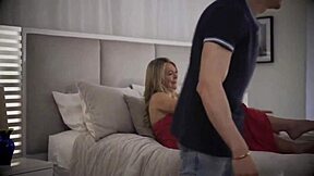 Hey, that cute blonde stepmom actually let me fuck her hard - with Spanish subs