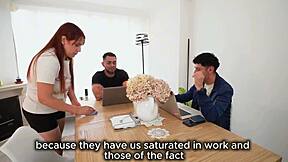 why does this hot young colombian guy offer money to his mute maid for a threesome while stepmom sleeps