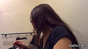 Adorable Czech Teen Teased in Supermarket and Penetrated in POV with Clothes Ripped