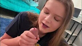 18 YO College Girl Ava Marina Fucked Hard In Dorm Room With Blowjob And Cowgirl Action!