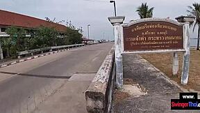 Amateur Teen Couple Has Public Sex on Island in Thailand with Bent Over Blowjob and Hardcore Fucking?