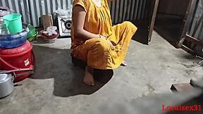 Local Indian girlfriend gets intense anal and blowjob action during house cleaning time, official video by localsex31 😈