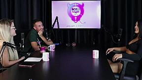 Brazilian Blonde in Lingerie Joins Swingers Group for Glamour Compilation at Swing House