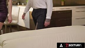 horny megan love contrasts tight ass with meaty dick in deepthroat doggystyle fucking and rimjob