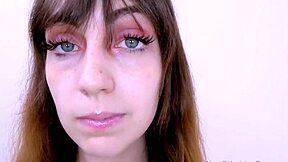 In the casting session, the beautiful brunette rode the long cock on top.