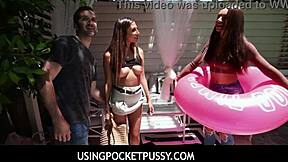 Usingpocketpussy - Teen 18+s April Olsen And Gianna Dior Enjoy Free Use Roommate Fucking Fantasy