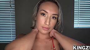 Oh man, Valentina Dolce gets this massage, then covered in cum, it's so sweet but messy, ya know?