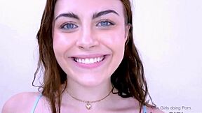 Hey check out this naturally beautiful brunette getting fucked at her modeling audition