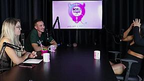 Brazilian Blonde in Lingerie Joins Swingers Group for Glamour Compilation at Swing House