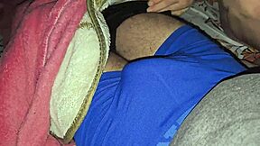 Brunette Brazilian Teen with Natural Tits Gives Deepthroat Blowjob to Stepdad in Taboo Homemade Scene