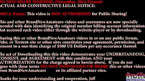 Platinum Blonde Coed Annie Archer Delivers Blowjob and Takes Wet Muff Pounding