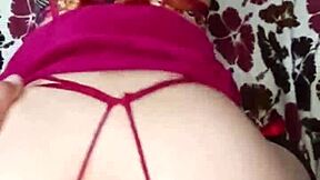 I find my neighbor trying new lingerie, we have fun time together with blowjob and creampie