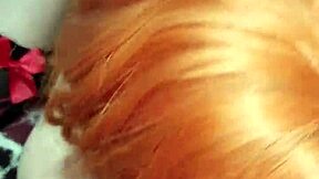 I find my neighbor trying new lingerie, we have fun time together with blowjob and creampie