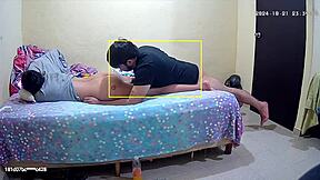 hey, hidden camera catches neighbor fucking my girlfriend and licking her ass part1 😏