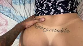 We felt such intense lust suddenly starting to fuck in our homemade video, thrusting my dick into her warm bareback pussy and cumming twice so quickly