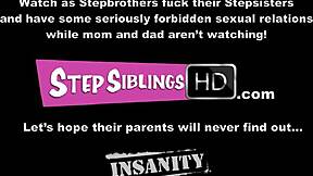 Damn, Sexy Latina Stepsisters Alina Belle Maya Farrell Tag Fuck Their Bro In Hot Threesome Action!