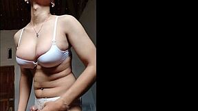 Sexy Shemale Masturbates Her Cock Solo!