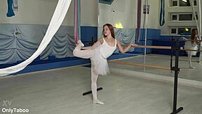 Nicole Murkovski Ballerina Gets Flexi Fucked with Legs Spread in Close Up. Cute Teen Takes Rough Quickie on Shaved Pussy.