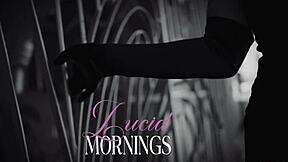 Lucid morning starts with Aidra Fox in deepthroat blowjob, then doggystyle and missionary pussy action