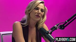 Big natural tits teen Blake Blossom explores self-pleasure to climax.