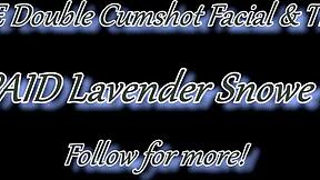 Oh wow, this white lipstick milf just got the most intense double cumshot facial and throatpie ever!