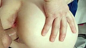 Personal I fuck russian anal-obsessed hottie in bodysuit with big cock hardcore in showroom